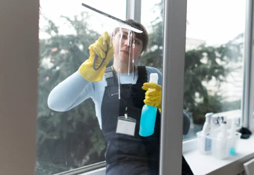 Nettoyage de vitres intérieures et extérieures à Saint-Michel-Tubœuf
